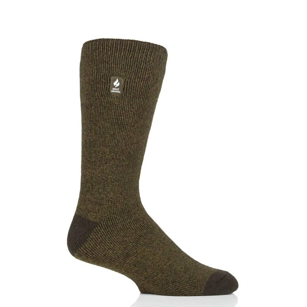Heat Holders Fieldfare LITE Twist Crew Sock 1.6 TOG Men's 7-12 Forest Green